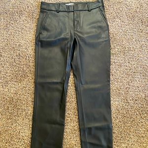 *never worn* zara leather pants size 4